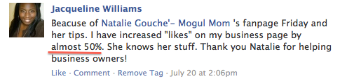 Natalie Gouche Fanpage Friday testimony