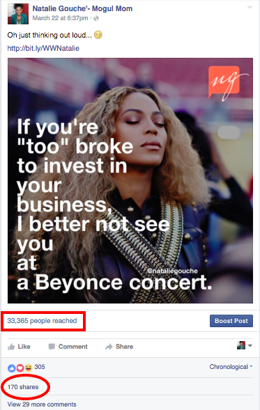 beyonce meme viral post from natalie gouche
