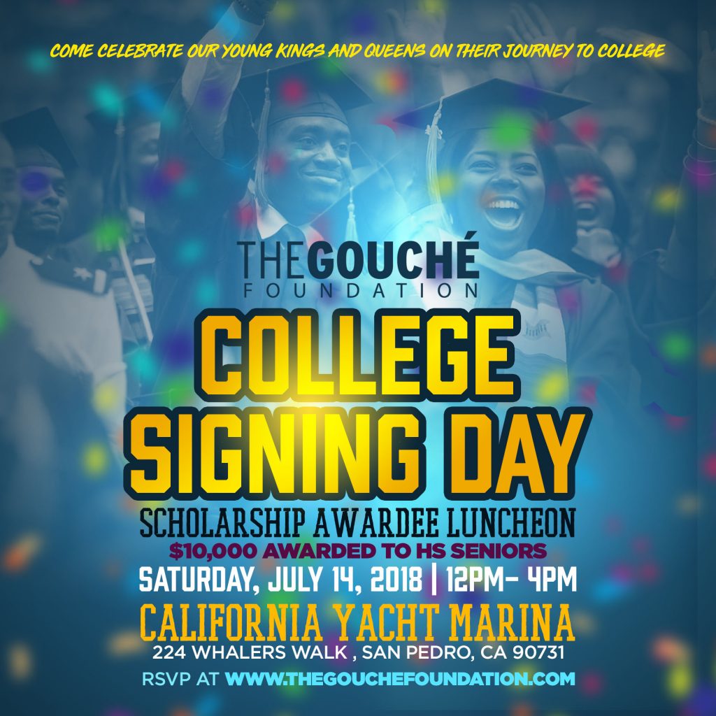 the gouche foundation college signing day