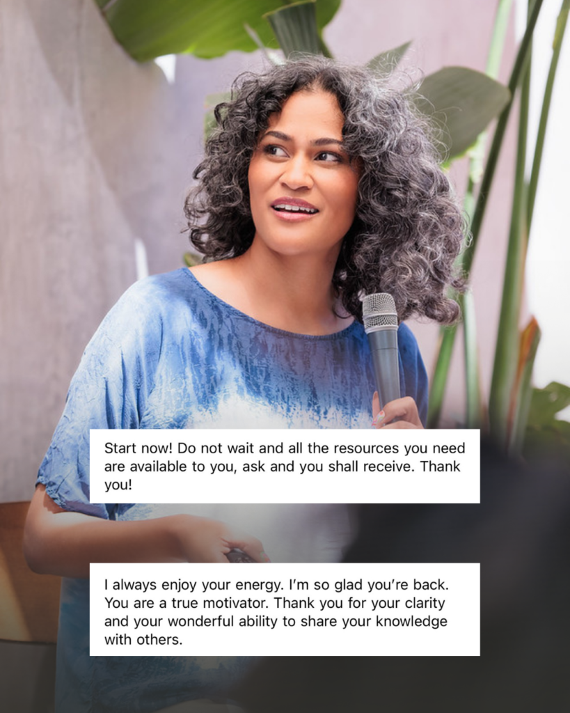 testimony for social media coach, natalie gouche after doula marketing training in los angeles